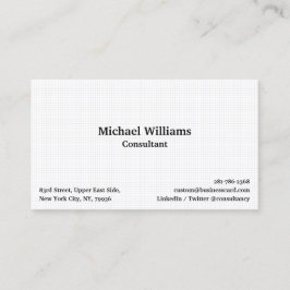 トレンディー白市松模様に幾何パターンモダン 名刺