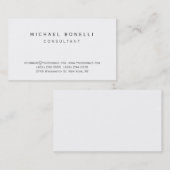 トレンディー白黒カスタム製名刺 名刺 (正面/裏面)