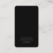 トレンディー白黒クリエイティブコンサルタントマネージャ 名刺 (正面)