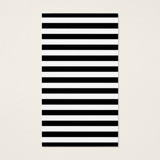 トレンディー白黒ストライプヘアサロンつるラベル (裏面)