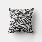 トレンディー白黒ゼブラ装飾装飾用クッション クッション (裏面)