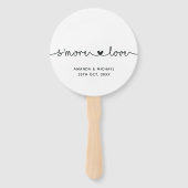 トレンディー白黒タイポグラフィズモアラブ ハンドファン (正面)