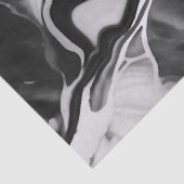 トレンディー白黒フェイク大理石 薄葉紙 (詳細)