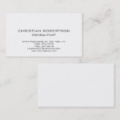 トレンディー白黒プロフェッショナル名刺 名刺 (正面/裏面)