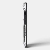 トレンディー白黒モダンスロッツタフケース Case-Mate iPhoneケース (裏面 / 左)