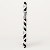 トレンディー白黒モノグラム矢印ダイヤモンドパターン Case-Mate iPhoneケース (裏面/右)