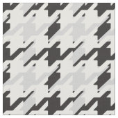 トレンディー白黒千鳥格子の格子模様 ファブリック (クローズアップ)