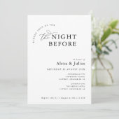 トレンディー白黒結婚のリハーサル 招待状 (スタンド正面)