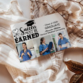 トレンディー看護学校卒業生3枚 案内状