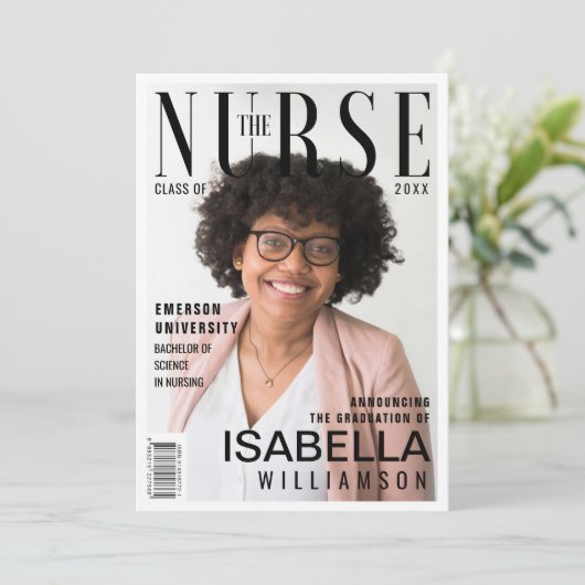 トレンディー看護学校大学院写真専門誌 案内状 (スタンド正面)