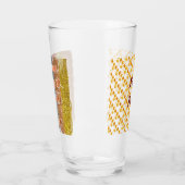 トレンディー秋グリッター葉 タンブラーグラス (左)