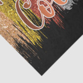 トレンディー秋グリッター葉 薄葉紙 (詳細)