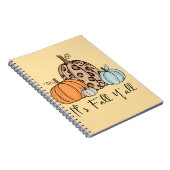 トレンディー秋パンプキン | 「秋Y'all」引用文 ノートブック (右側)