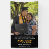 トレンディー立体的な卒業写真の卒業 横断幕 (縦)