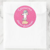 トレンディー素晴らしユニコーン ラウンドシール (バッグ)