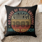 トレンディー素晴らし誕生誕生日贈答年 クッション (ブランケット)