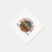 トレンディー素晴らし誕生誕生日贈答年 スタンダードカクテルナプキン (角)