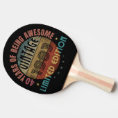 トレンディー素晴らし誕生誕生日贈答年 卓球ラケット (横)