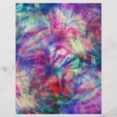 トレンディー素晴らし部族絞り染め若く野生で自由 チラシ (裏面)