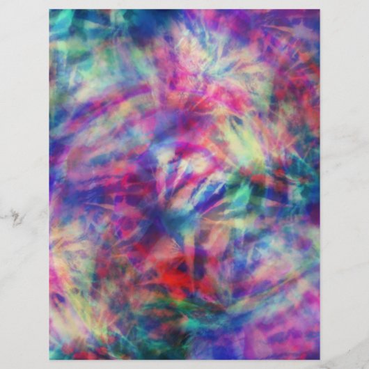 トレンディー素晴らし部族絞り染め若く野生で自由 チラシ (裏面)