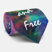 トレンディー素晴らし部族絞り染め若く野生で自由 ネクタイ (ロール)