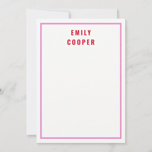 トレンディー紫色のノートカードと小さな水玉模様 ノートカード (正面)