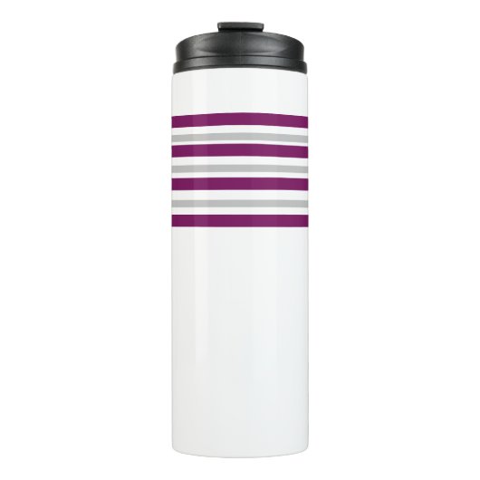 トレンディー紫色ライニング上質熱タンブル。 タンブラー (正面)