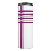 トレンディー紫色ライニング上質熱タンブル。 タンブラー (裏面)