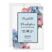 トレンディー絵を描スプラッシュネイビーピンク抽象芸術モダン