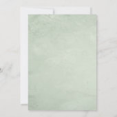 トレンディー緑化囲い招待状 招待状 (裏面)