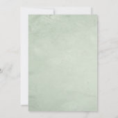 トレンディー緑化結婚式招待状 招待状 (裏面)