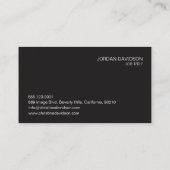 トレンディー編集絵を描可能スプモダンラッシュ 名刺 (裏面)