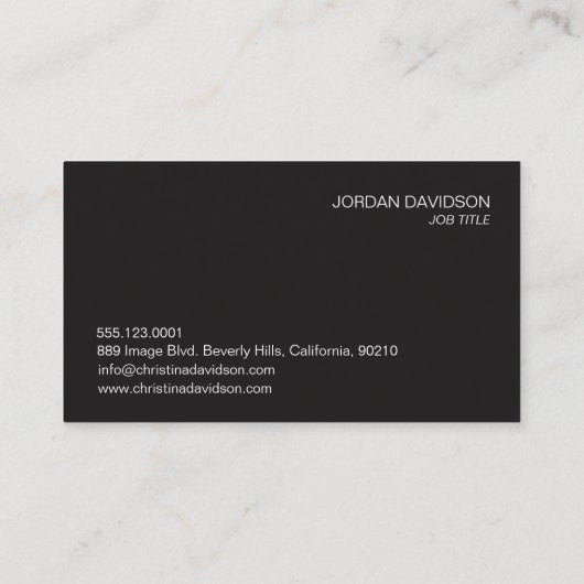 トレンディー編集絵を描可能スプモダンラッシュ 名刺 (裏面)