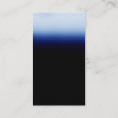 トレンディー縦型ブルーレッドストライプビジネスカード 名刺 (裏面)