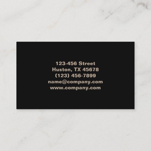 トレンディー美しいマニキュリストネイルアーティストネイルサロン 名刺 (裏面)