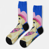 トレンディー美学かわいい名門私立校風の犬 ソックス (左)