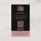 トレンディー美容師イメージ$10オフ 割引カード (裏面)