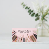 トレンディー美容師サロンツール美しい 名刺 (スタンド正面)