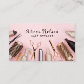 トレンディー美容師サロンツール美しい 名刺 (正面)