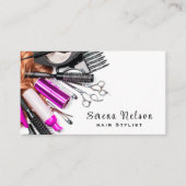 トレンディー美容師サロンツール美しい 名刺 (正面)