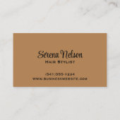 トレンディー美容師サロンツール美しい 名刺 (裏面)