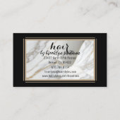 トレンディー美容師モダン書道 名刺 (裏面)