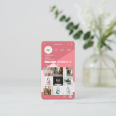 トレンディー美容師名刺 | Instagram 名刺 (スタンド正面)