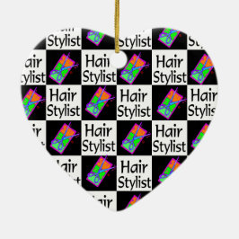 トレンディー美容師装飾品 セラミックオーナメント