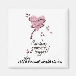 トレンディー考え：自分で抱き締めたことを考える マグネット