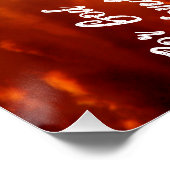 トレンディー聖書聖句ヨハネ3:16キリスト教の賜物 ポスター (コーナー)