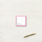 トレンディー腫瘍学者スパイラルフェイク紙モノグラム注記 ポストイット (デスク上)