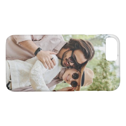 トレンディー自分撮り写真の追加カスタム Case-Mate iPhoneケース (裏面(横))