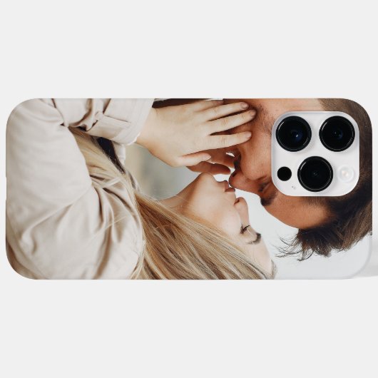 トレンディー自分撮り写真の追加カスタム Case-Mate iPhoneケース (裏面 (横))