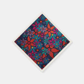 トレンディー花柄#3 スタンダードカクテルナプキン (角)